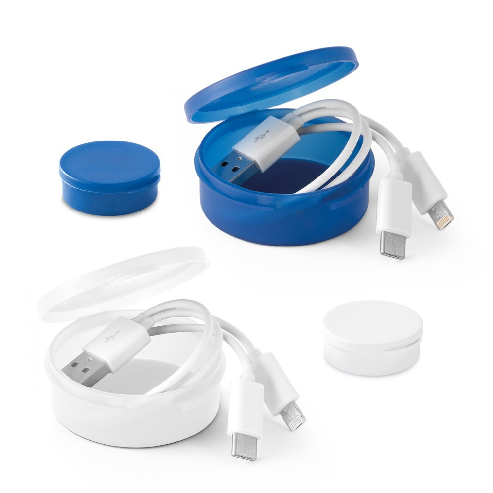 EMMY. Καλώδιο USB 3 σε 1 σε ABS και PVC