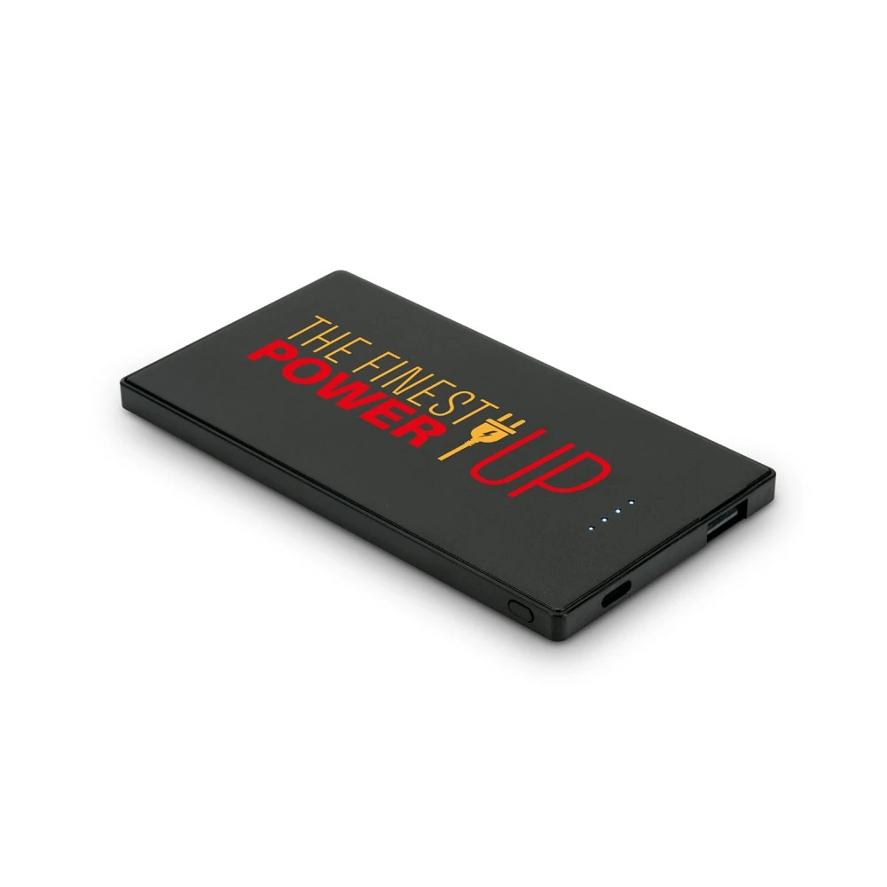 DENNING. Λεπτό ανοξείδωτο ατσάλινο power bank 5'000 mAh