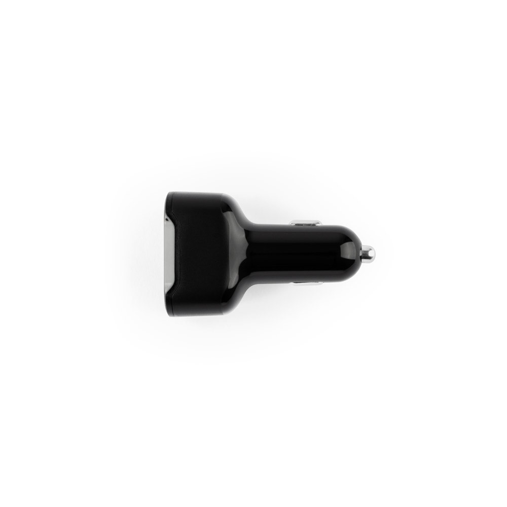 DIRAC. Προσαρμογέας αναπτήρα τσιγάρου με θύρα USB-A 18W και USB-C 20W από ανακυκλωμένο ABS (100% rABS)