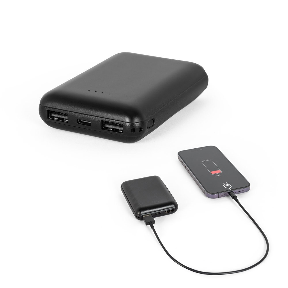 LEAKEY 8. Power bank 8'000 mAh σε ανακυκλωμένο ABS (100% rABS)