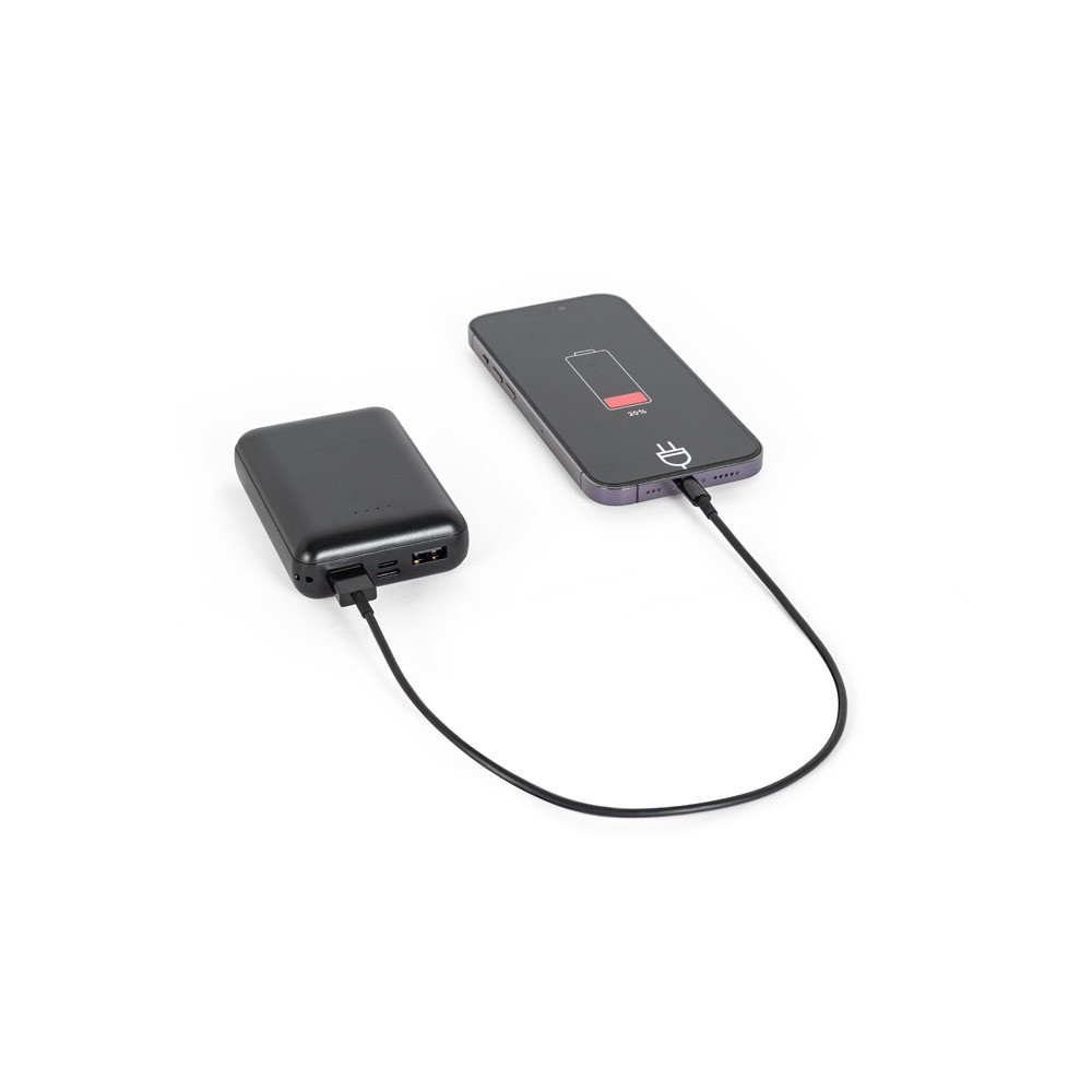 LEAKEY 10. Power bank 10'000 mAh από ανακυκλωμένο ABS (100% rABS)
