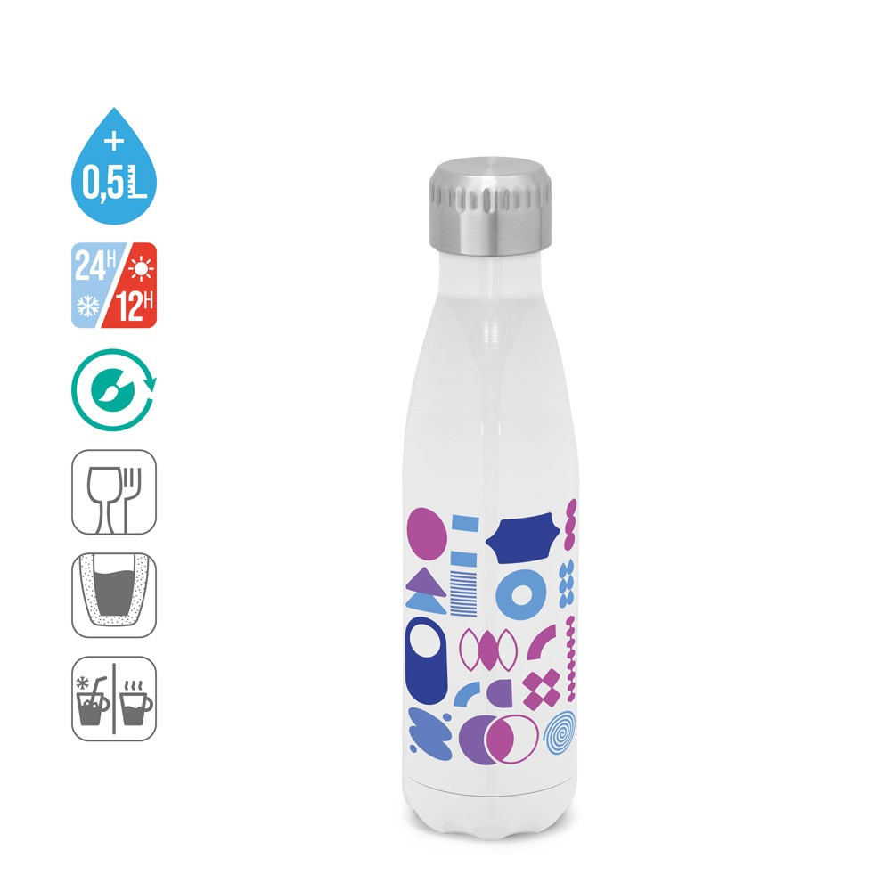 AMORTI M. Ανοξείδωτο μπουκάλι θερμός subllimation 510 mL