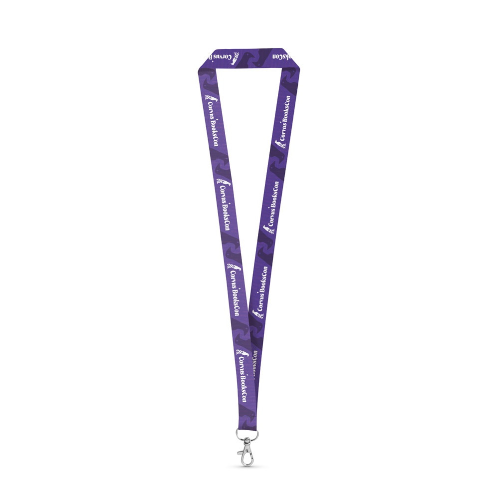 WINDSOR. SET Lanyard SUBLIMATION Long II (20 mm) από ανακυκλωμένο πολυεστέρα (100% rPET) με καραμπίνερ πύλης 20 mm