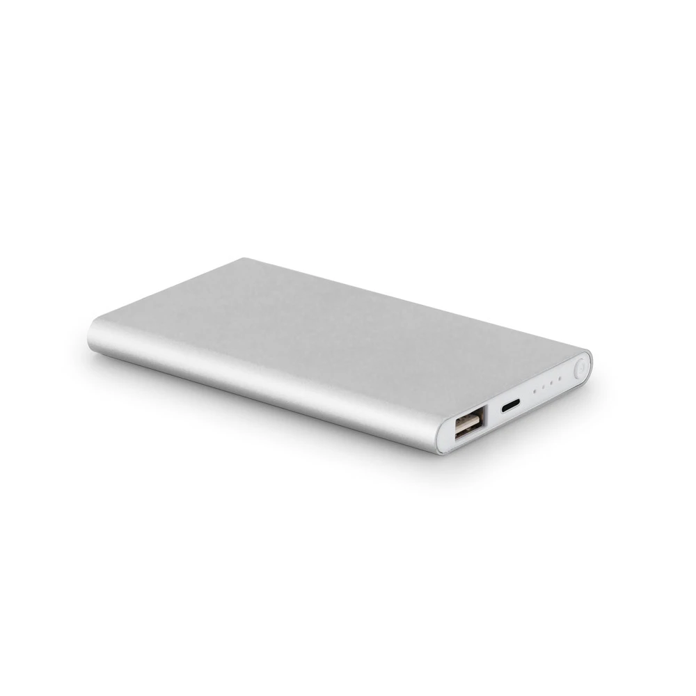 MARCET. Power bank slim 4'000 mAh από ανακυκλωμένο ABS (70% rABS) και ανακυκλωμένο αλουμίνιο (30% rAL)