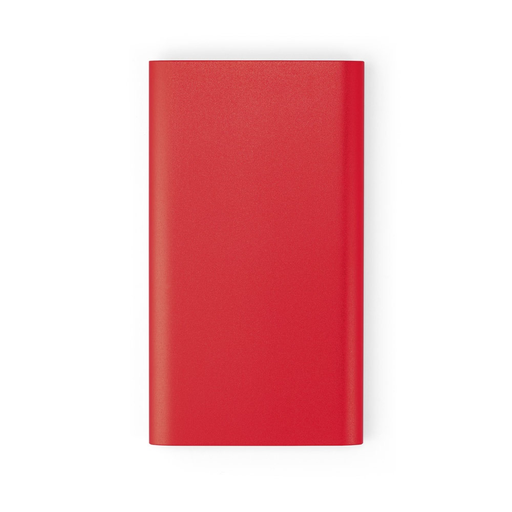 CASSINI. Power bank 4'000 mAh με ασύρματο φορτιστή 5W σε ανακυκλωμένο αλουμίνιο (100% rAL)