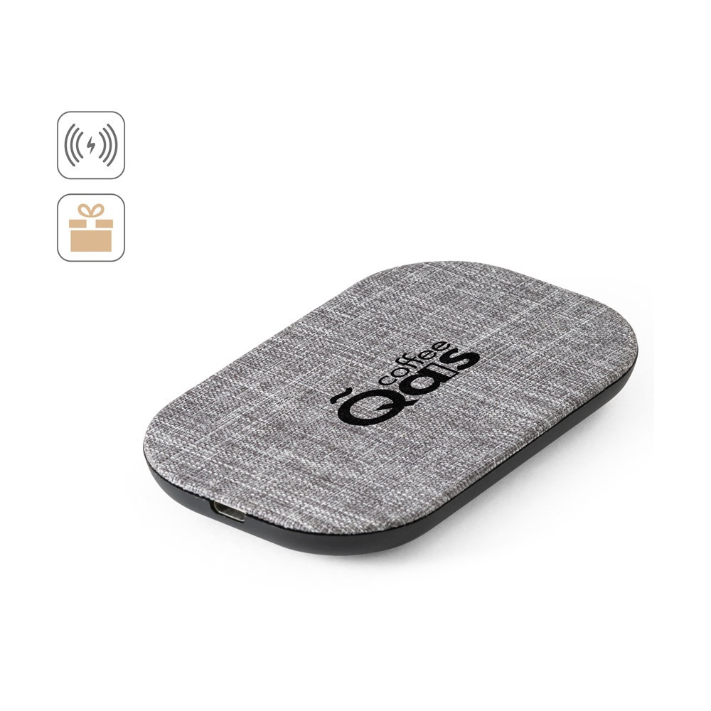 RENEWAL CHARGER. γρήγορος ασύρματος φορτιστής 10W από ανακυκλωμένο PET (100% rPET)