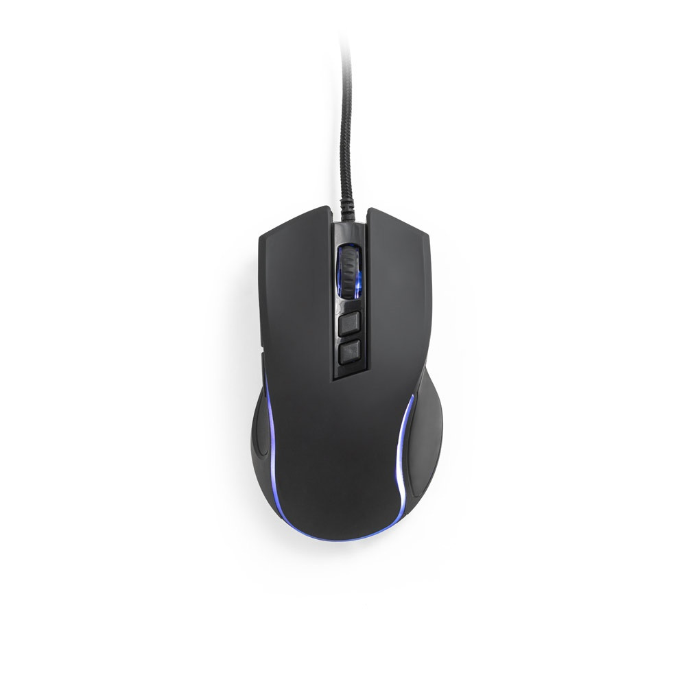 THORNE MOUSE RGB. Ποντίκι παιχνιδιών με καλώδιο 1.5m και φώτα LED RGB από ABS