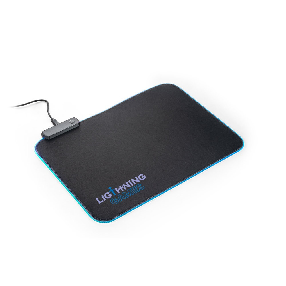 THORNE MOUSEPAD RGB. Ματ ποντικιού για παιχνίδια με φώτα LED RGB από πολυεστέρα