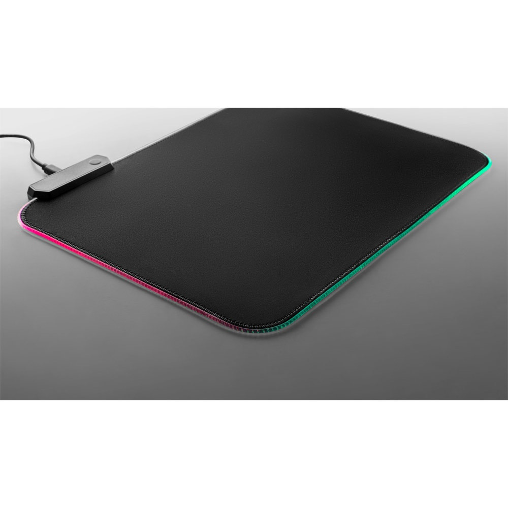 THORNE MOUSEPAD RGB. Ματ ποντικιού για παιχνίδια με φώτα LED RGB από πολυεστέρα
