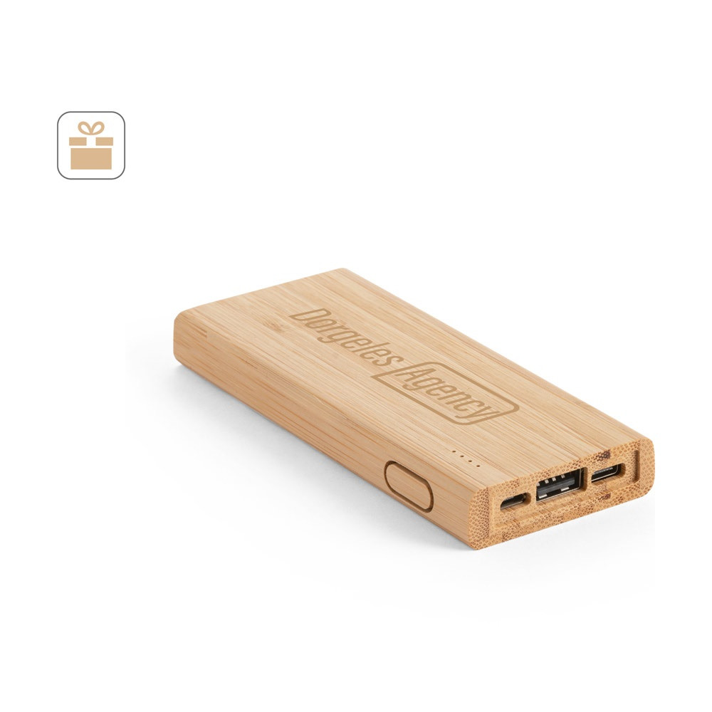 KOHN. Τράπεζα ενέργειας 5'000 mAh από μπαμπού