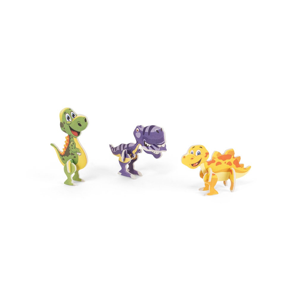 DINOSAURUS. 3D παζλ από χαρτί σε σχήμα δεινοσαύρου