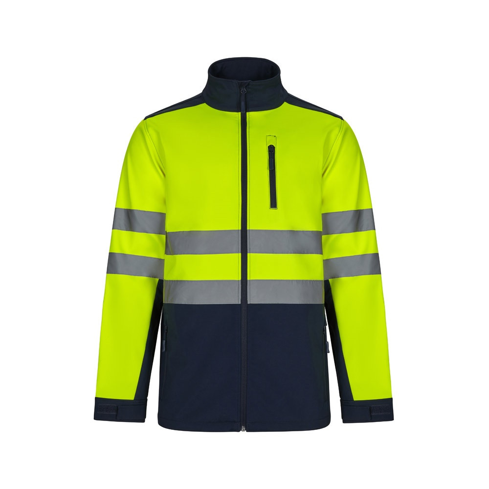 VL HESTIA. Δίχρωμη ζακέτα από soft shell (280g/m²), από πολυεστέρα (96%) και ελαστάνη (4%)