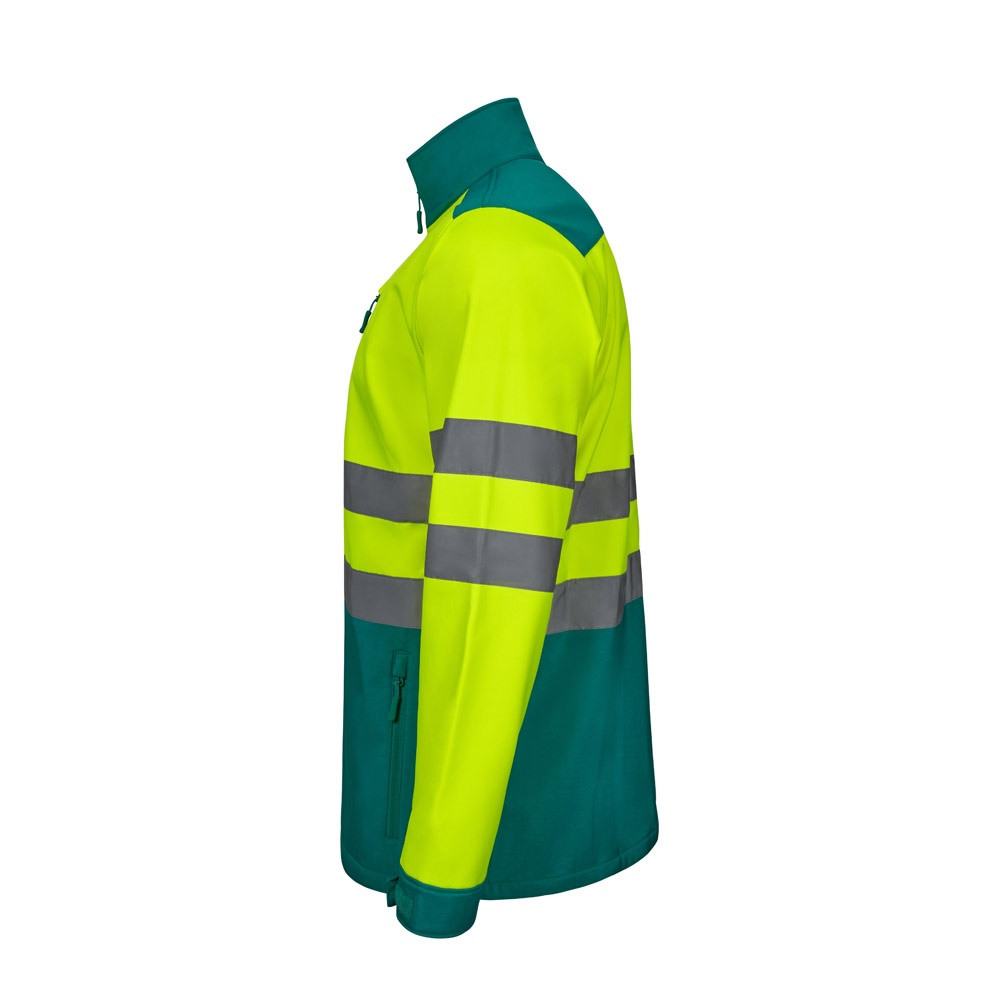 VL HESTIA. Δίχρωμη ζακέτα από soft shell (280g/m²), από πολυεστέρα (96%) και ελαστάνη (4%)