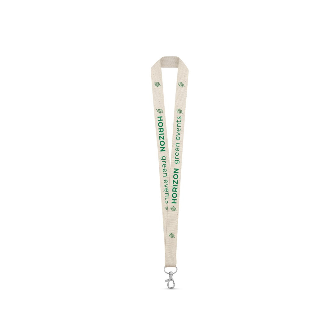 HEATHROW. Lanyard από 100% βαμβάκι