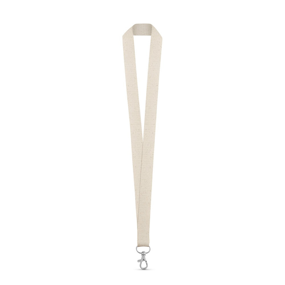 HEATHROW. Lanyard από 100% βαμβάκι