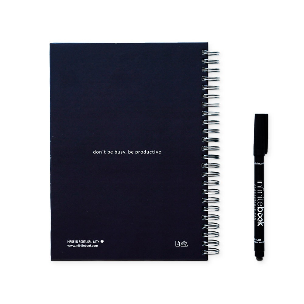 STARTER KIT INFINITE PLANNER A5. Το σετ περιλαμβάνει ένα " infinite Diary ", κιτ καθαρισμού, μαρκαδόρο και θήκη μαρκαδόρου
