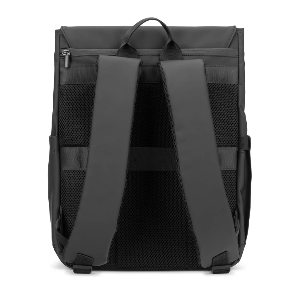 AZORES BAG. Σακίδιο πλάτης για φορητό υπολογιστή (16") από PU, με καπάκι που καλύπτει όλα τα τμήματα