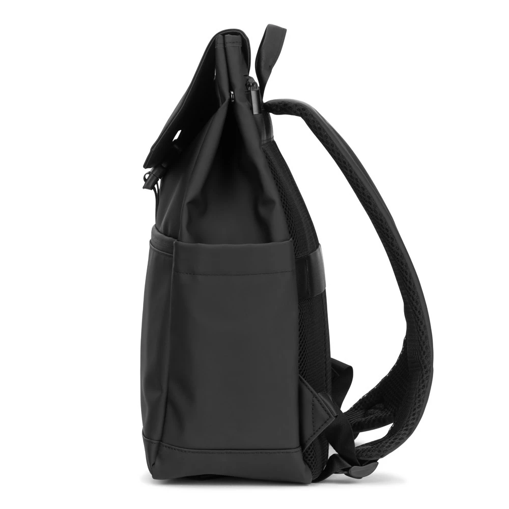 AZORES BAG. Σακίδιο πλάτης για φορητό υπολογιστή (16") από PU, με καπάκι που καλύπτει όλα τα τμήματα