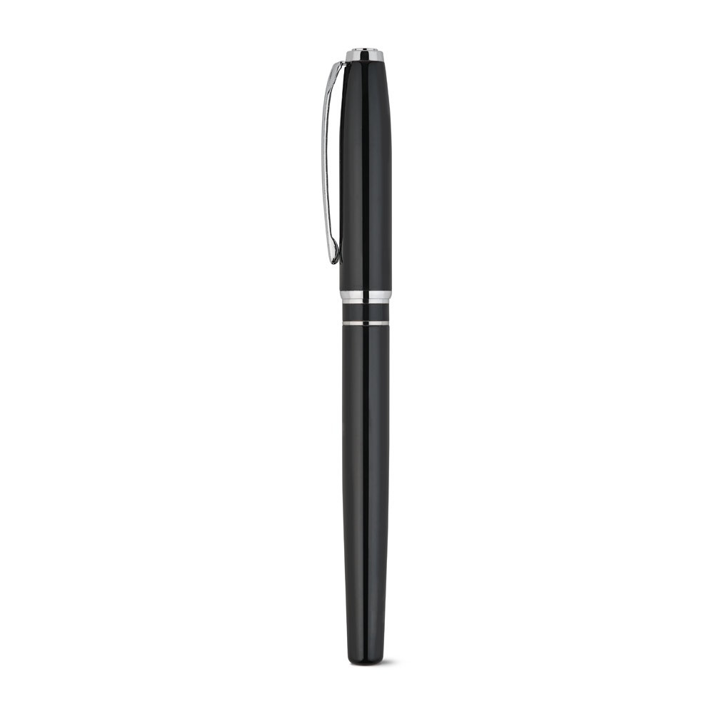 SARAMAGO. Σετ premium από 1 στυλό διαρκείας και 1 rollerball σε χαλκό και ανοξείδωτο ατσάλι, με μπλε μελάνι