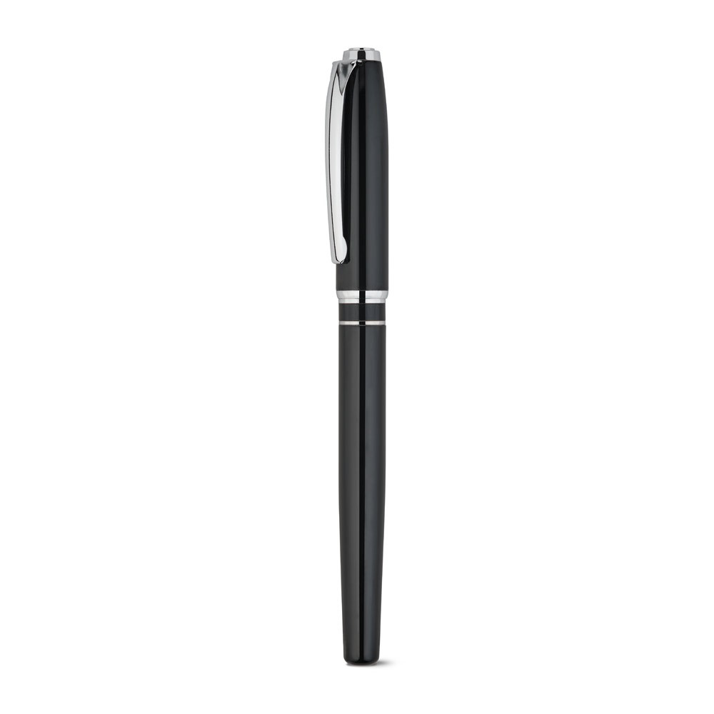SARAMAGO. Σετ premium από 1 στυλό διαρκείας και 1 rollerball σε χαλκό και ανοξείδωτο ατσάλι, με μπλε μελάνι