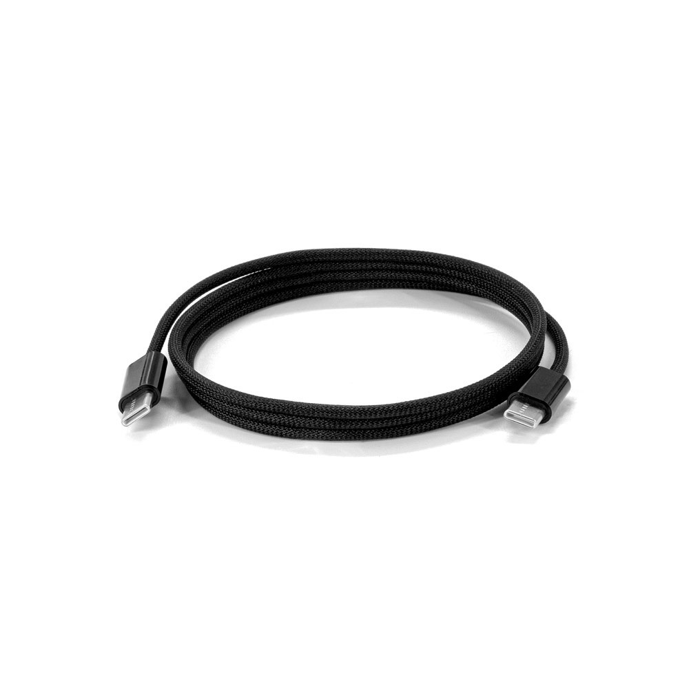JEMISON. Καλώδιο USB-C σε USB-C με πλεγμένο καλώδιο (60W), κατασκευασμένο από ABS, ανοξείδωτο ατσάλι, αλουμίνιο και πολυεστέρα