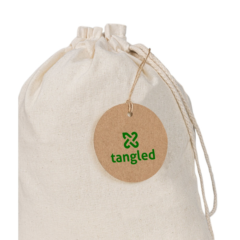 LABEL ROUND. Κυκλική ετικέτα από 100% ανακυκλωμένο χαρτί (700 g/m²)