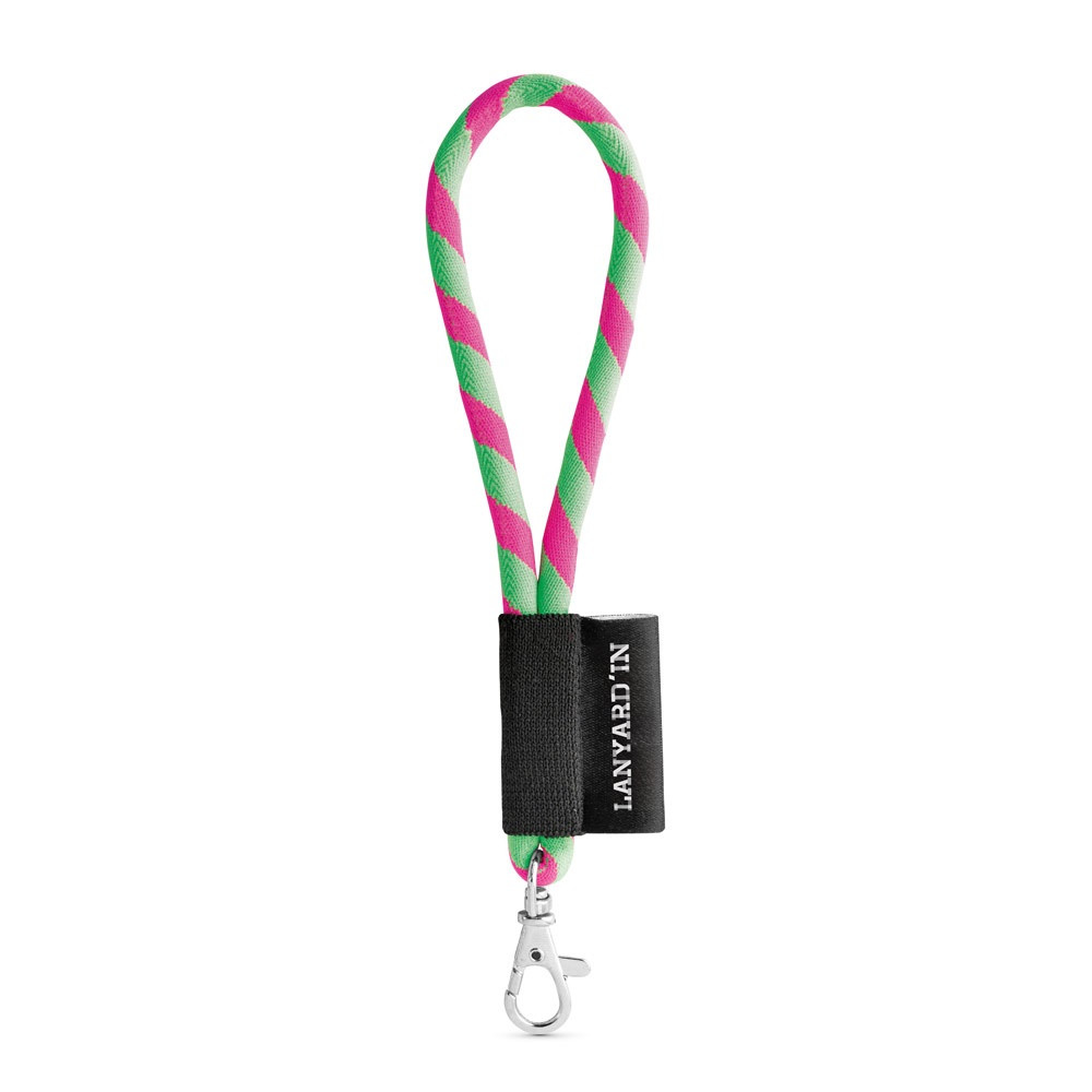 SET Lanyard TUBE Short (Ø 7 mm) με καραμπίνερ πύλης 9 mm
