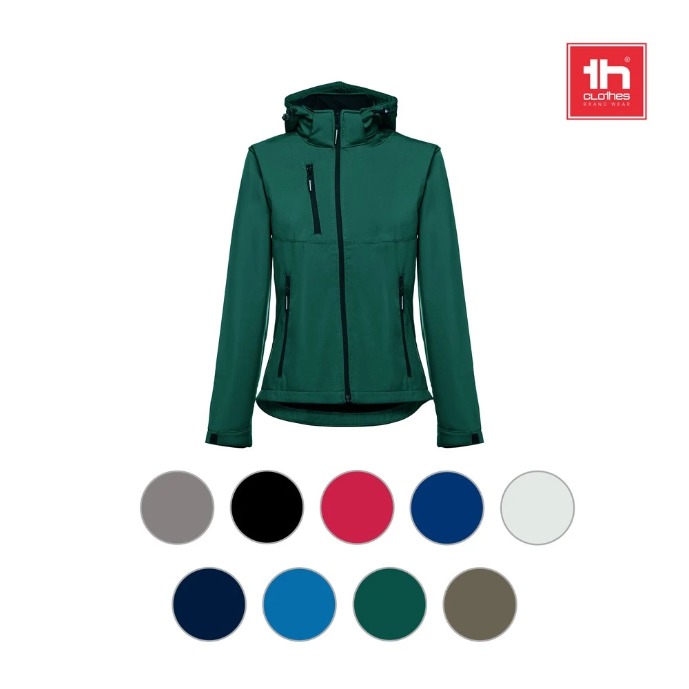 THC ZAGREB WOMEN. Γυναικείο σακάκι softshell με ζώνη