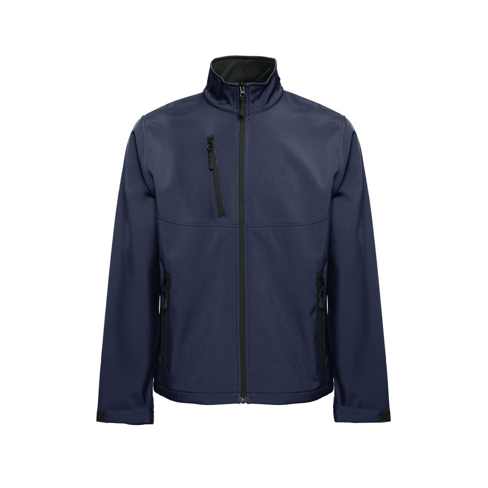 THC EANES. Softshell μπουφάν (unisex) από πολυεστέρα και ελαστάνη