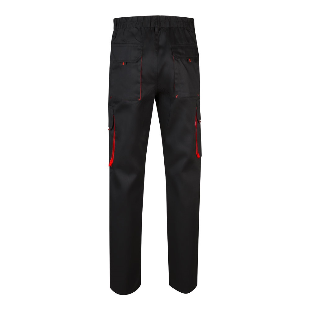 VL HYPNOS. Δίχρωμο παντελόνι twill με πολλαπλές τσέπες (200g/m²), από βαμβάκι (35%) και πολυεστέρα (65%)