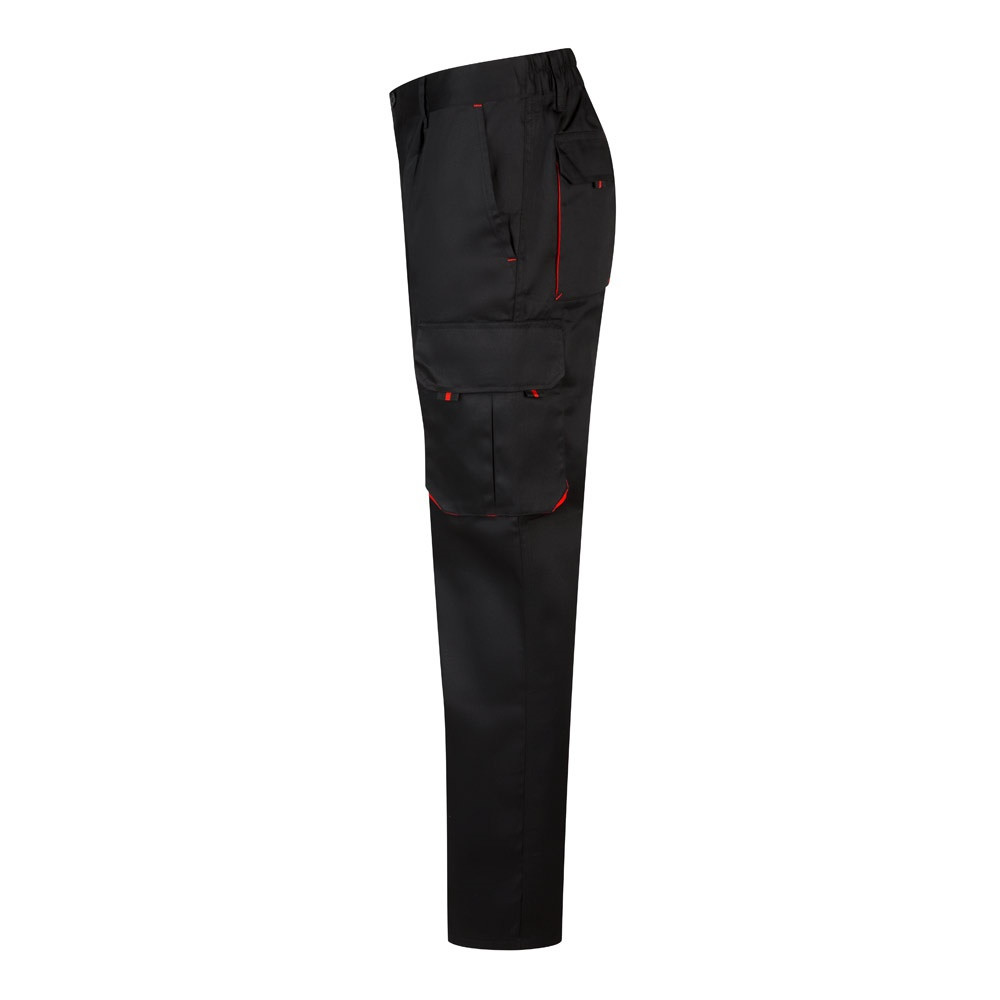 VL HYPNOS. Δίχρωμο παντελόνι twill με πολλαπλές τσέπες (200g/m²), από βαμβάκι (35%) και πολυεστέρα (65%)