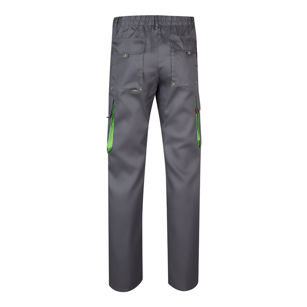 VL HYPNOS. Δίχρωμο παντελόνι twill με πολλαπλές τσέπες (200g/m²), από βαμβάκι (35%) και πολυεστέρα (65%)