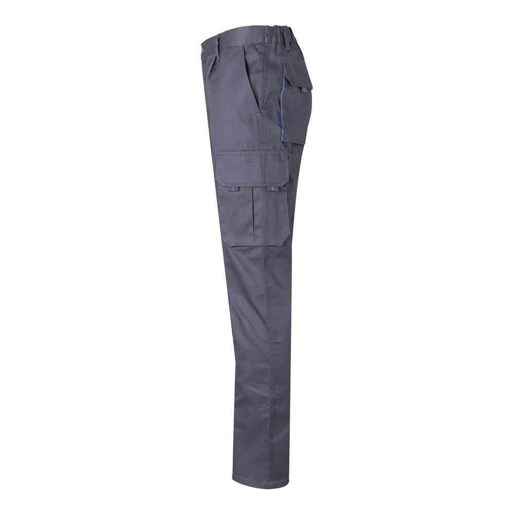 VL HYPNOS. Δίχρωμο παντελόνι twill με πολλαπλές τσέπες (200g/m²), από βαμβάκι (35%) και πολυεστέρα (65%)
