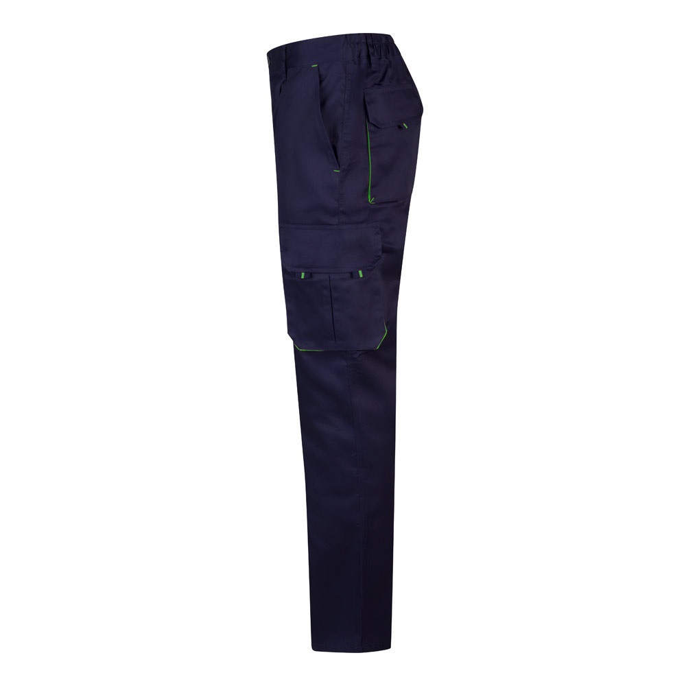 VL HYPNOS. Δίχρωμο παντελόνι twill με πολλαπλές τσέπες (200g/m²), από βαμβάκι (35%) και πολυεστέρα (65%)