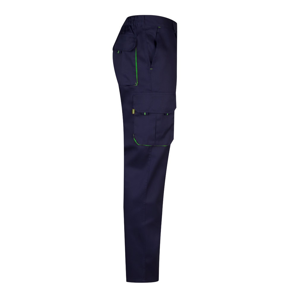 VL HYPNOS. Δίχρωμο παντελόνι twill με πολλαπλές τσέπες (200g/m²), από βαμβάκι (35%) και πολυεστέρα (65%)