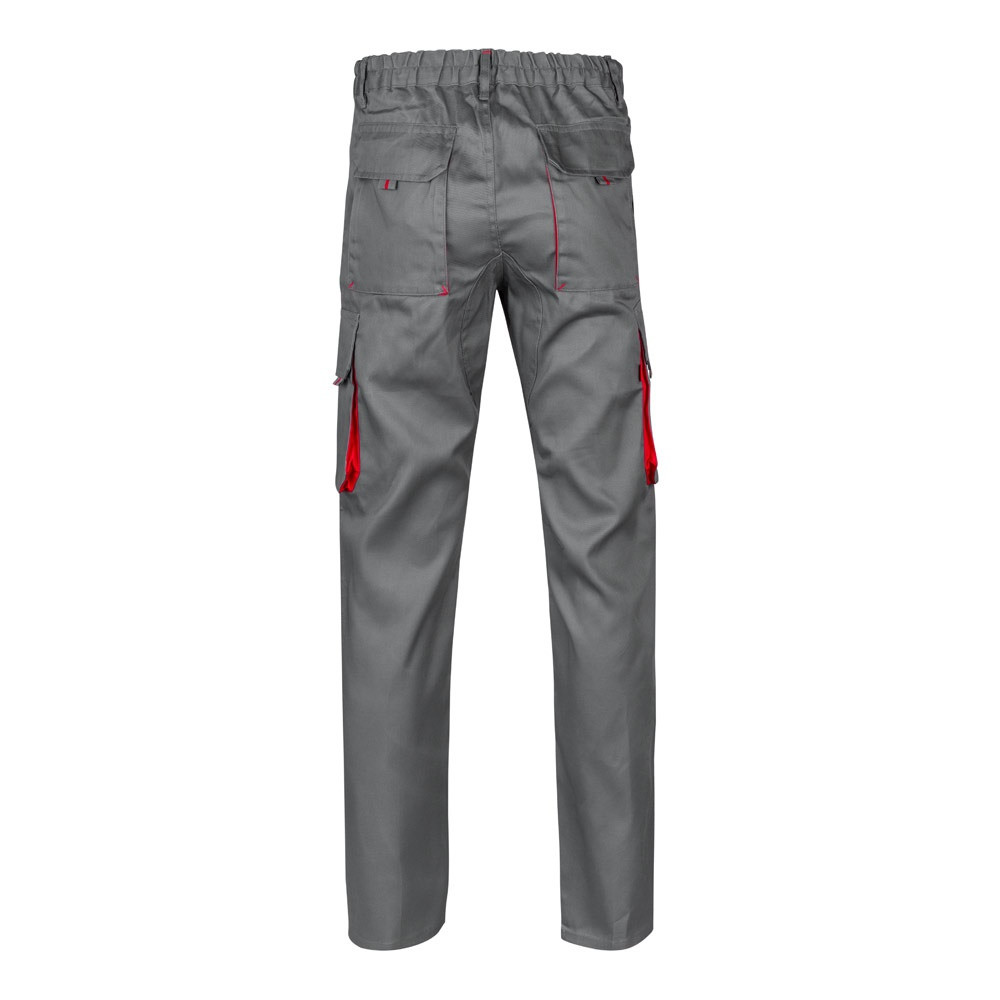VL HYPNOS. Δίχρωμο παντελόνι twill με πολλαπλές τσέπες (200g/m²), από βαμβάκι (35%) και πολυεστέρα (65%)