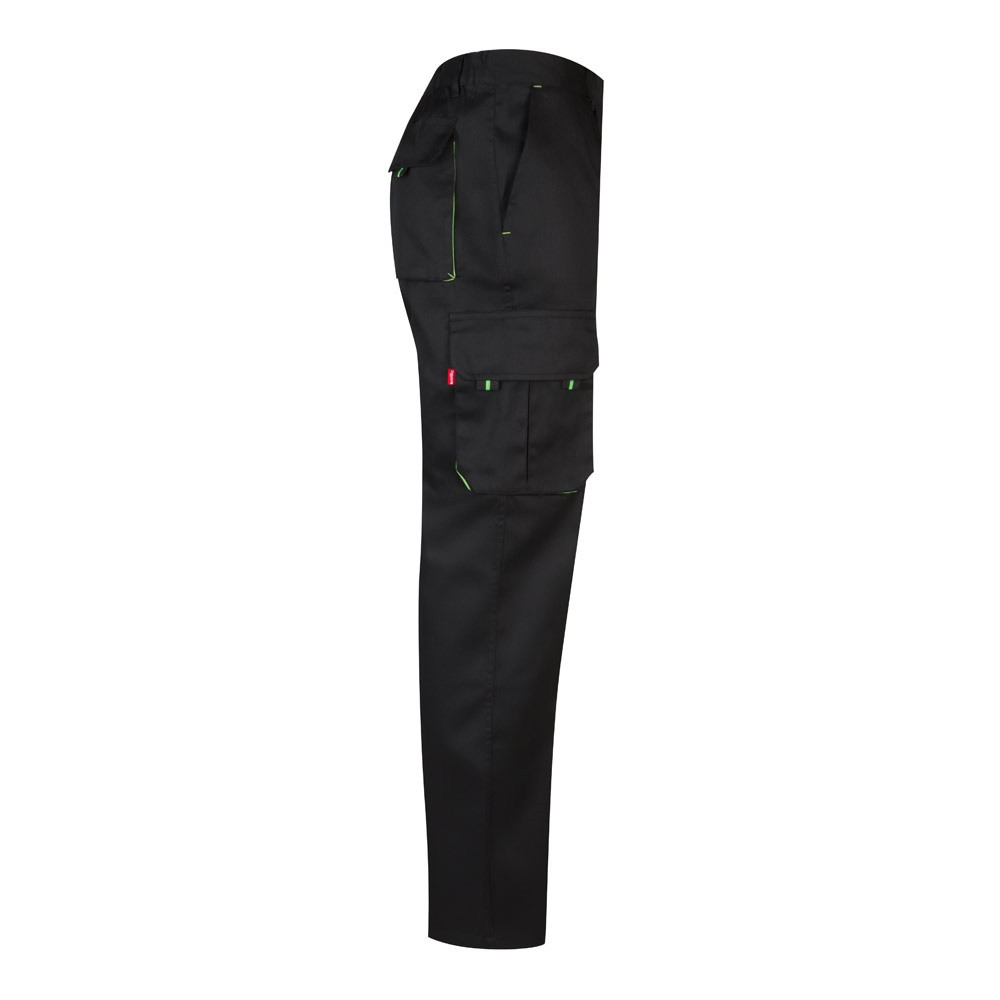 VL HYPNOS. Δίχρωμο παντελόνι twill με πολλαπλές τσέπες (200g/m²), από βαμβάκι (35%) και πολυεστέρα (65%)