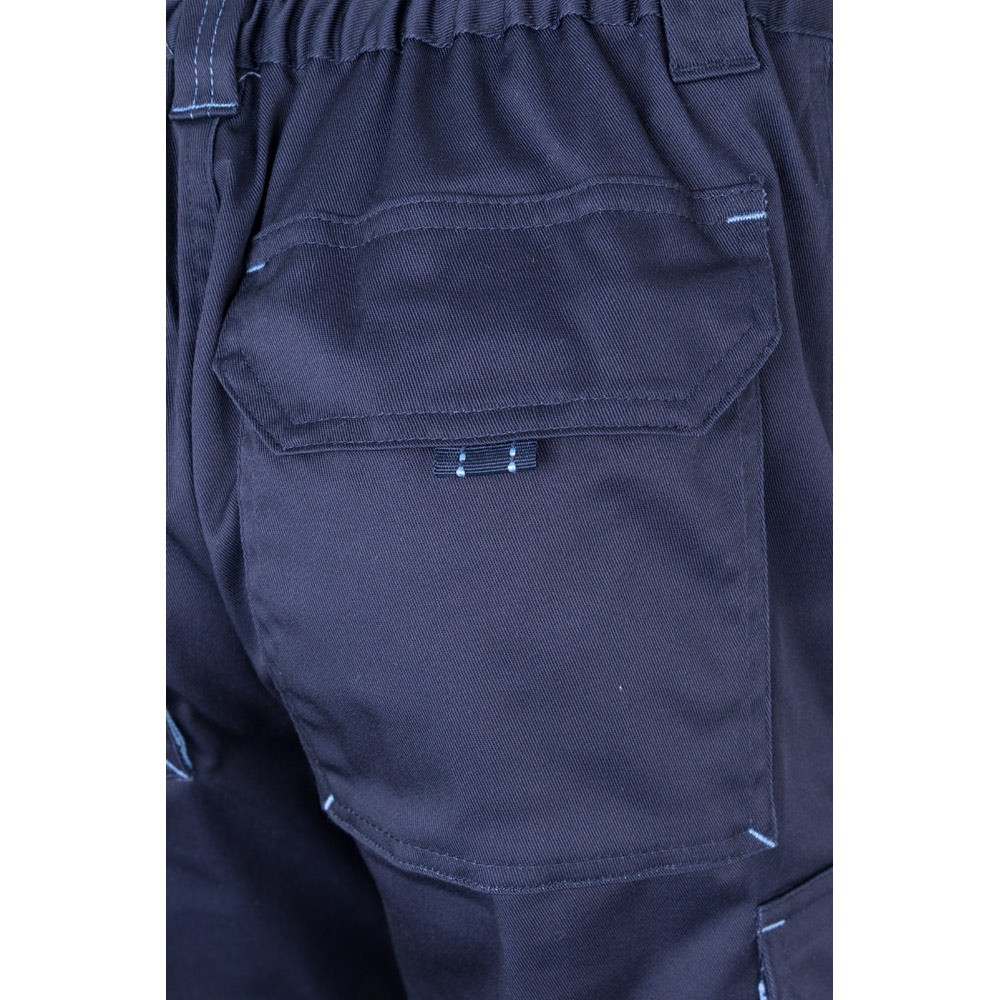 VL HYPNOS. Δίχρωμο παντελόνι twill με πολλαπλές τσέπες (200g/m²), από βαμβάκι (35%) και πολυεστέρα (65%)