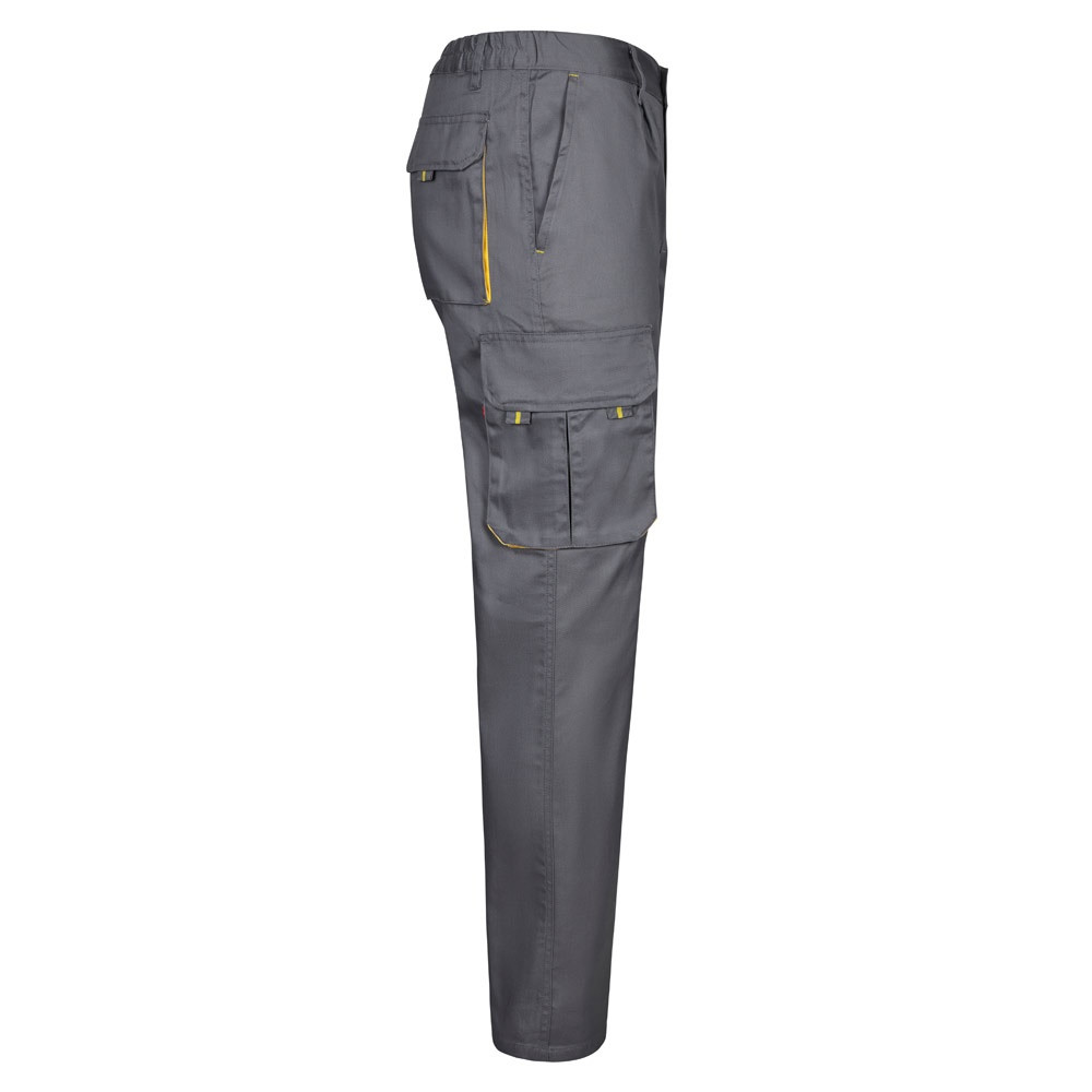 VL HYPNOS. Δίχρωμο παντελόνι twill με πολλαπλές τσέπες (200g/m²), από βαμβάκι (35%) και πολυεστέρα (65%)