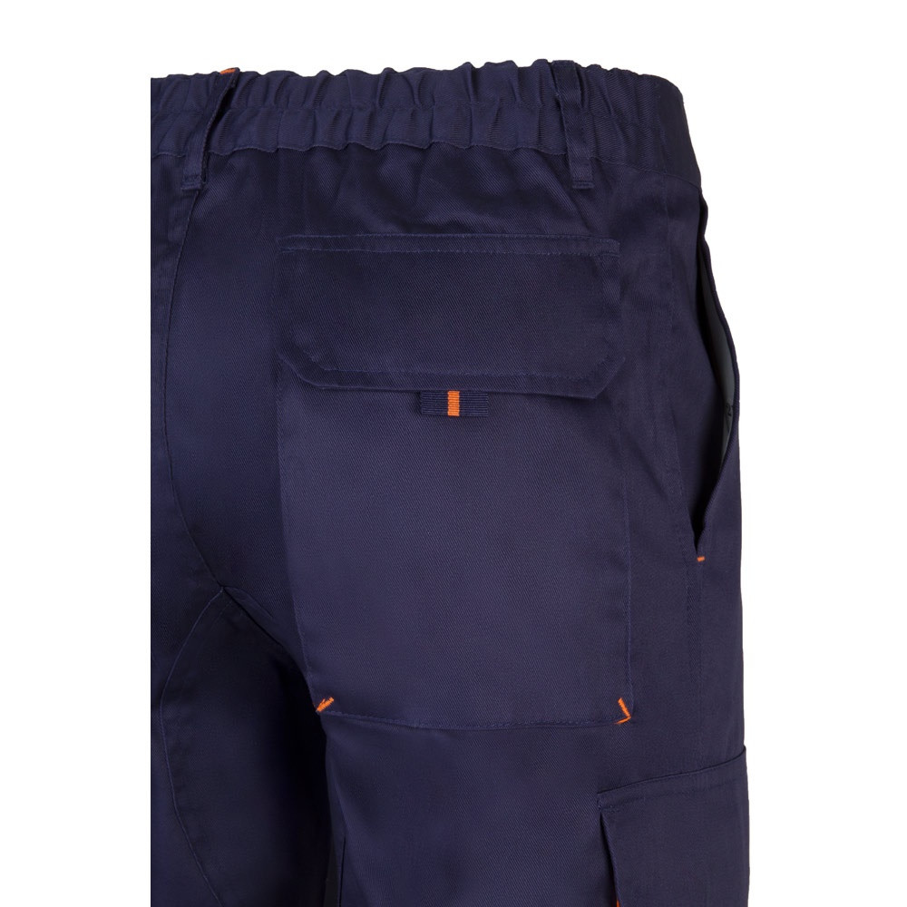 VL HYPNOS. Δίχρωμο παντελόνι twill με πολλαπλές τσέπες (200g/m²), από βαμβάκι (35%) και πολυεστέρα (65%)