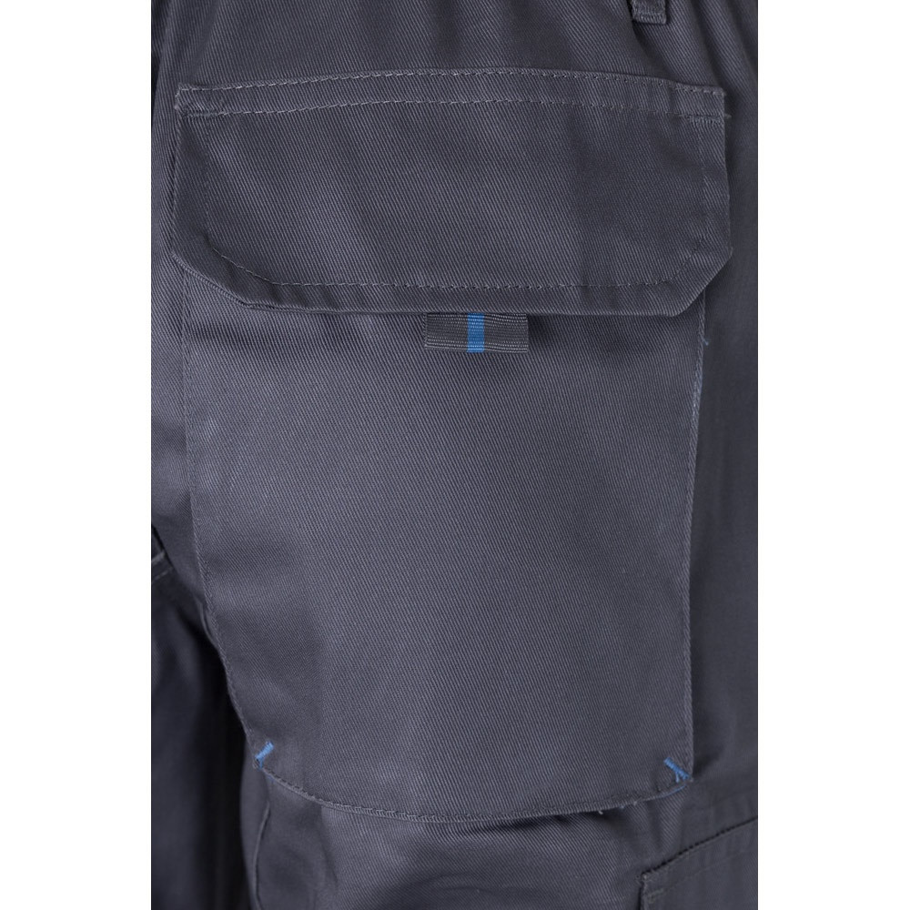 VL HYPNOS. Δίχρωμο παντελόνι twill με πολλαπλές τσέπες (200g/m²), από βαμβάκι (35%) και πολυεστέρα (65%)