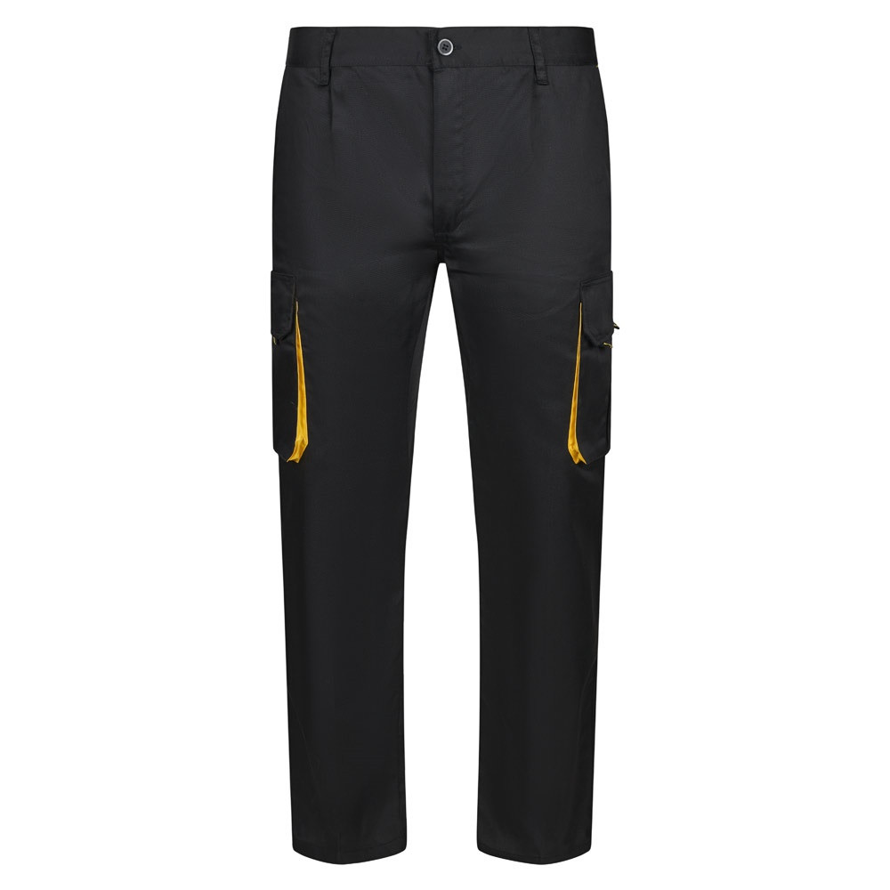 VL HYPNOS. Δίχρωμο παντελόνι twill με πολλαπλές τσέπες (200g/m²), από βαμβάκι (35%) και πολυεστέρα (65%)
