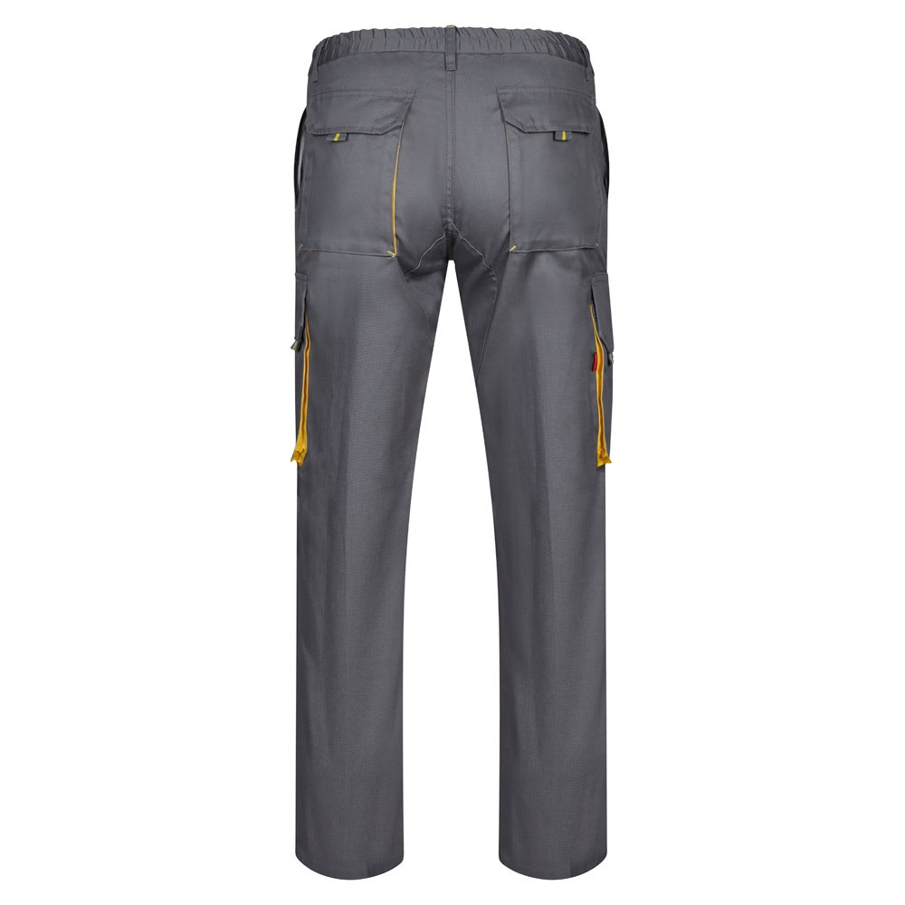 VL HYPNOS. Δίχρωμο παντελόνι twill με πολλαπλές τσέπες (200g/m²), από βαμβάκι (35%) και πολυεστέρα (65%)