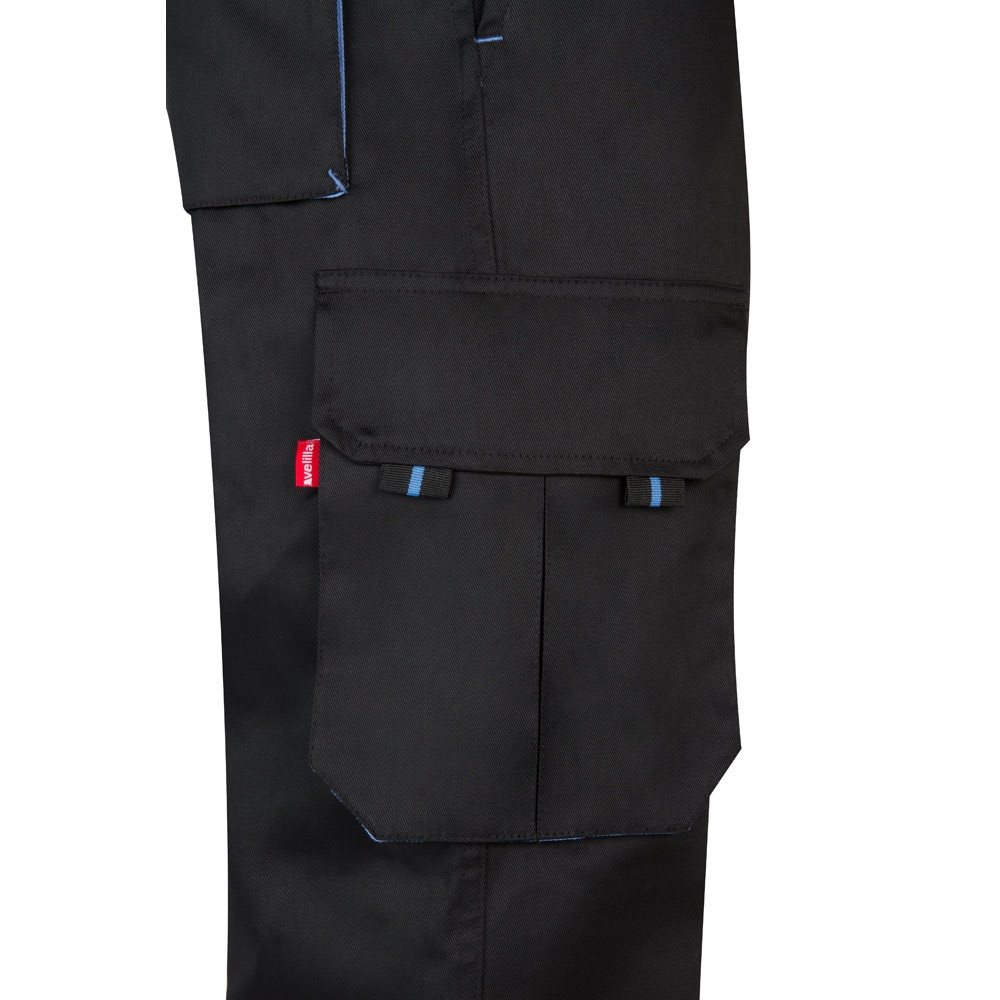 VL HYPNOS. Δίχρωμο παντελόνι twill με πολλαπλές τσέπες (200g/m²), από βαμβάκι (35%) και πολυεστέρα (65%)