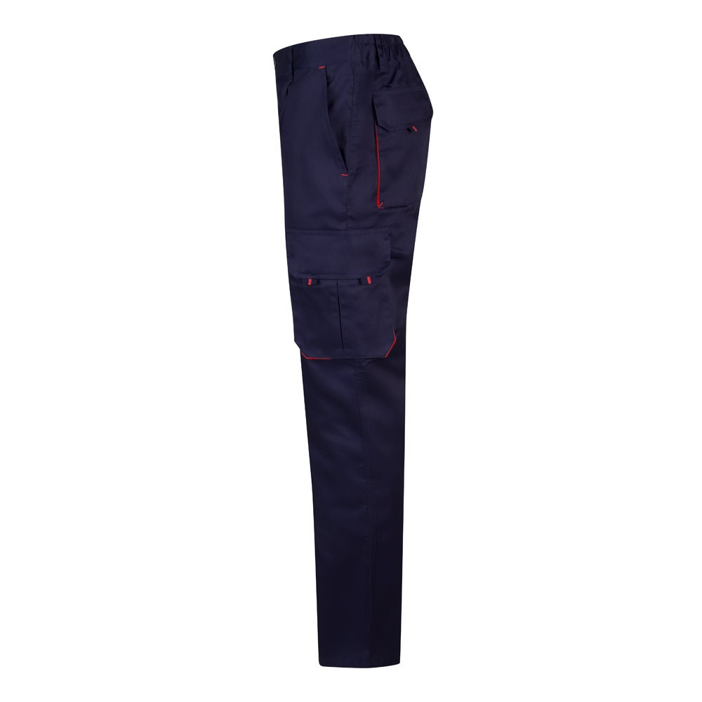 VL HYPNOS. Δίχρωμο παντελόνι twill με πολλαπλές τσέπες (200g/m²), από βαμβάκι (35%) και πολυεστέρα (65%)