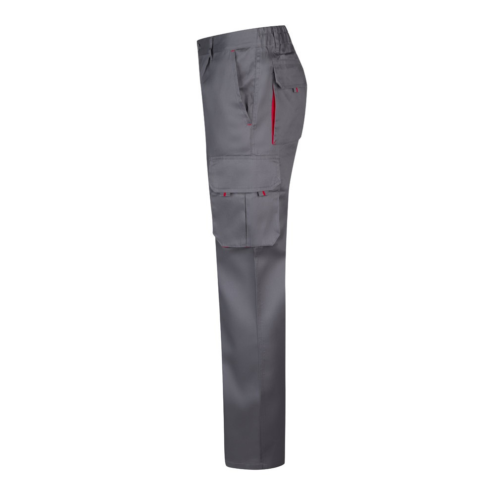 VL HYPNOS. Δίχρωμο παντελόνι twill με πολλαπλές τσέπες (200g/m²), από βαμβάκι (35%) και πολυεστέρα (65%)