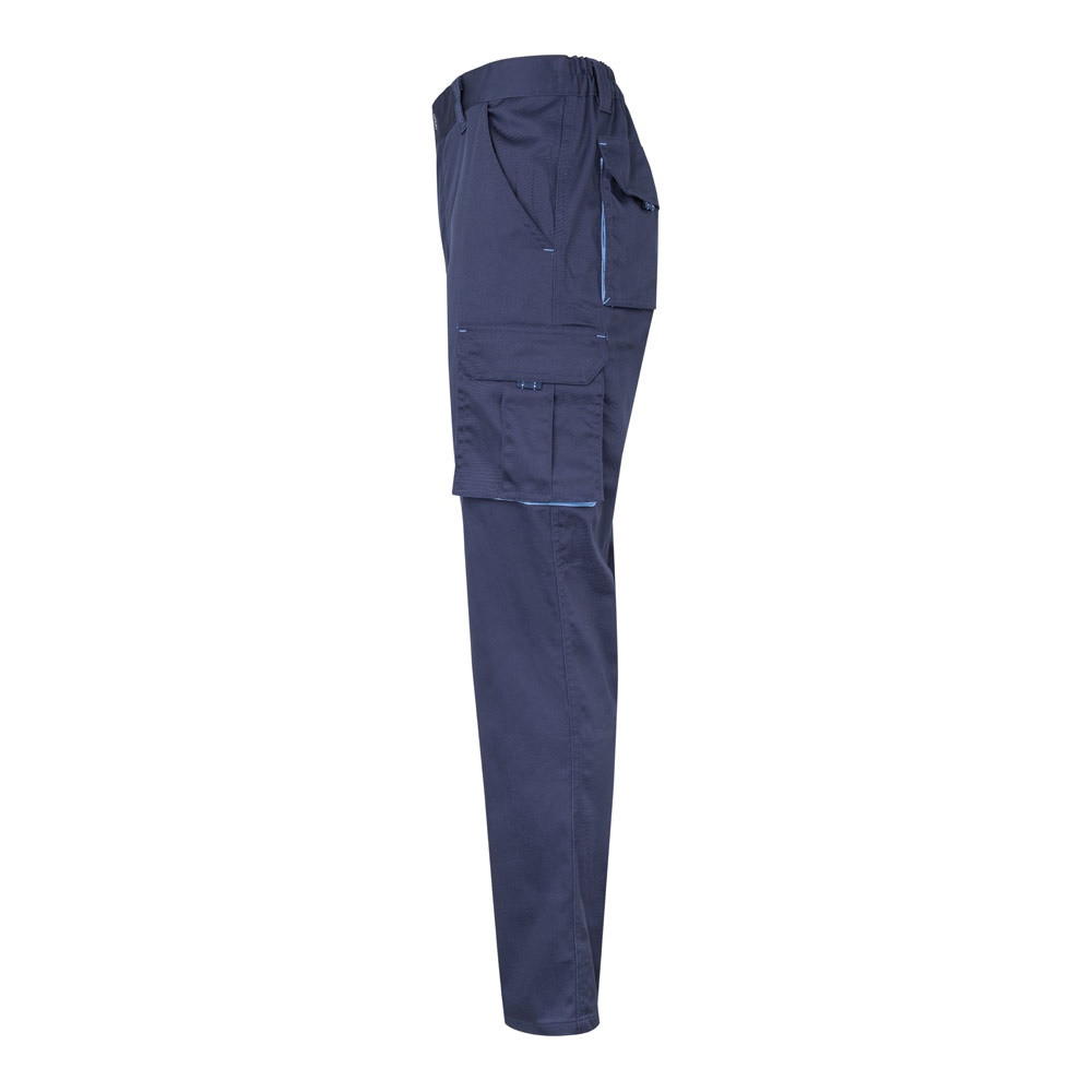 VL HYPNOS. Δίχρωμο παντελόνι twill με πολλαπλές τσέπες (200g/m²), από βαμβάκι (35%) και πολυεστέρα (65%)