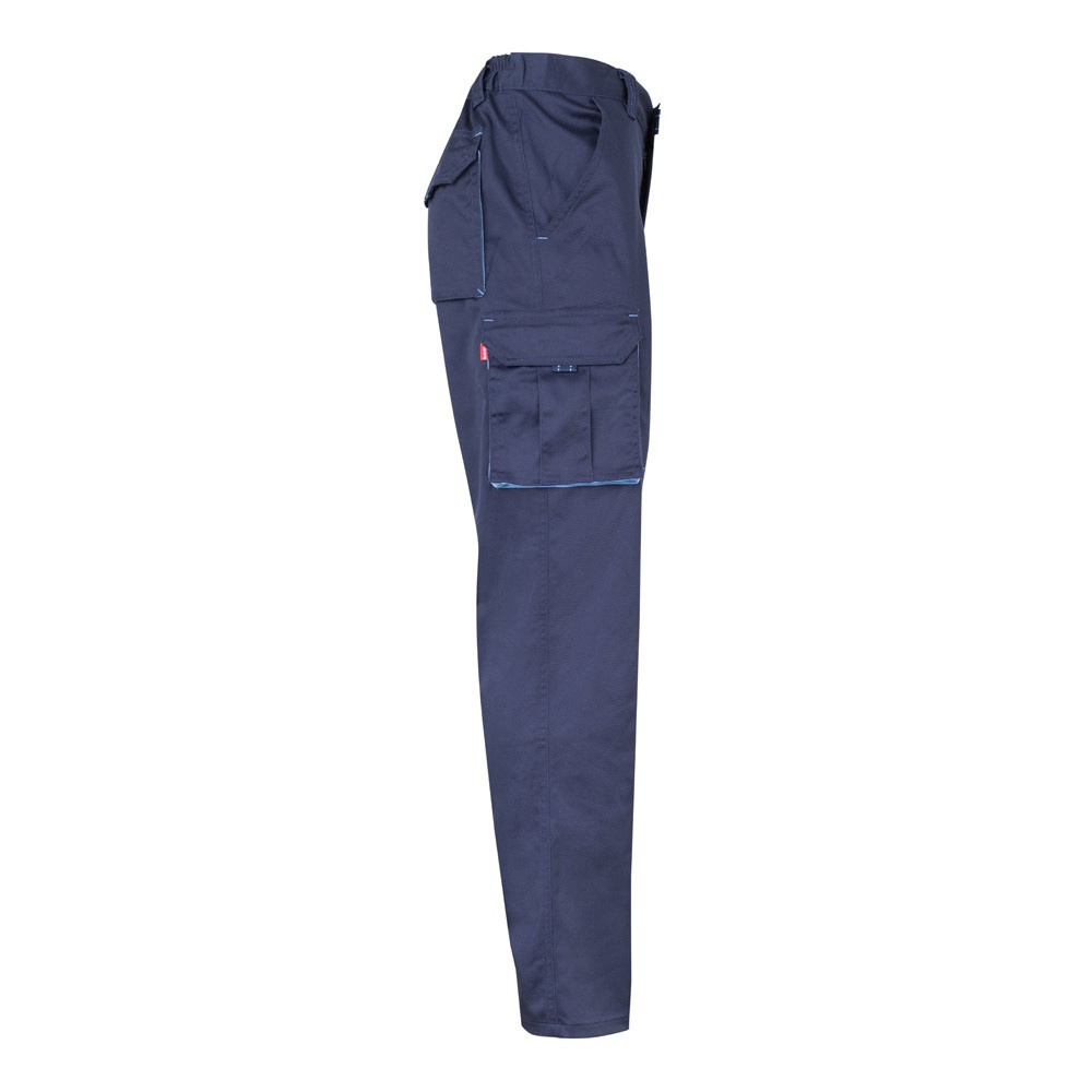 VL HYPNOS. Δίχρωμο παντελόνι twill με πολλαπλές τσέπες (200g/m²), από βαμβάκι (35%) και πολυεστέρα (65%)