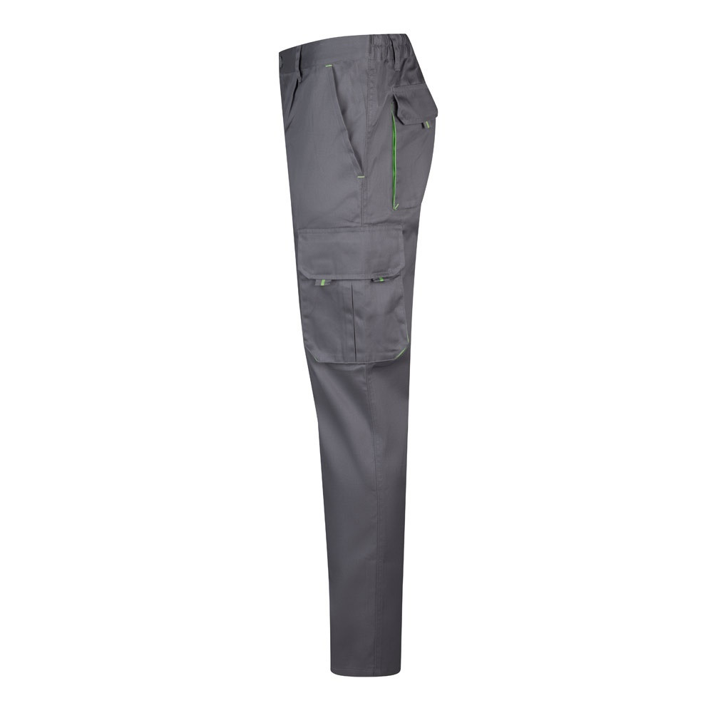 VL HYPNOS. Δίχρωμο παντελόνι twill με πολλαπλές τσέπες (200g/m²), από βαμβάκι (35%) και πολυεστέρα (65%)
