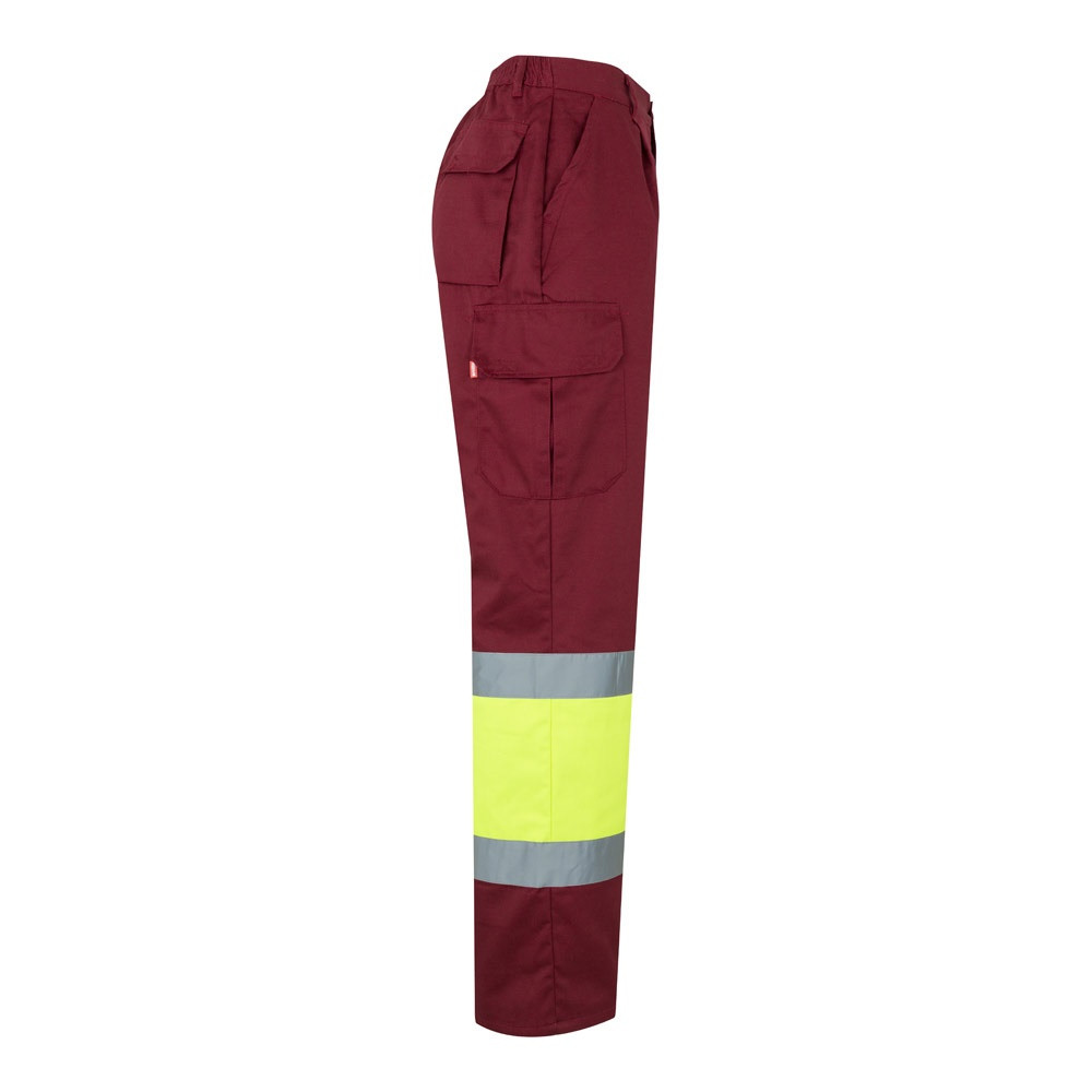 VL ATHENA. Δίχρωμο παντελόνι twill (210g/m²), με επένδυση, πολλές τσέπες, από βαμβάκι (20%) και πολυεστέρα (80%)